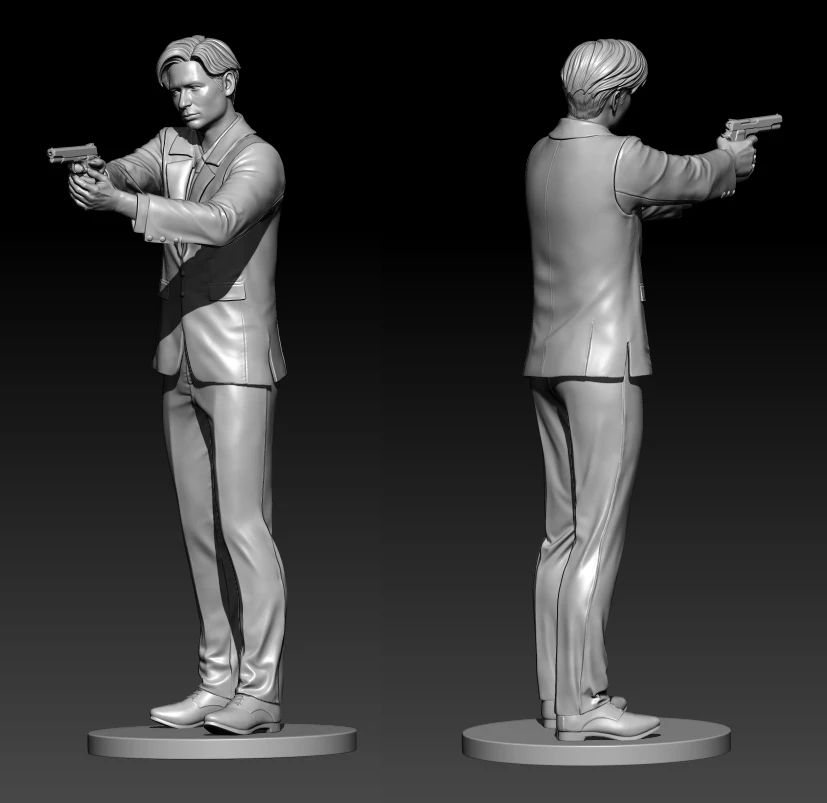 

Наборы моделей из смолы 1/24, 75 мм, скульптура полицейского, неокрашенная, без цвета, RW-692