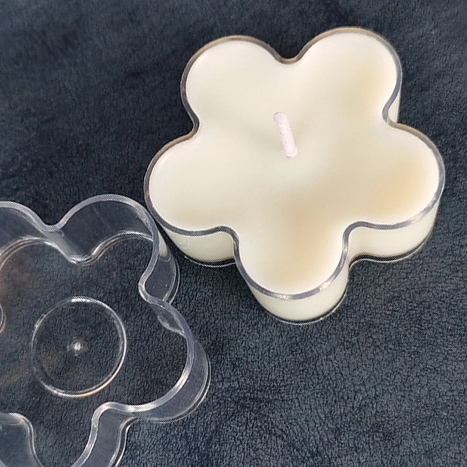 

1Set Reliable Transparent Cups for Easy Wick Placement and Versatile Use in Craft Projects Jar Tea Light Cup