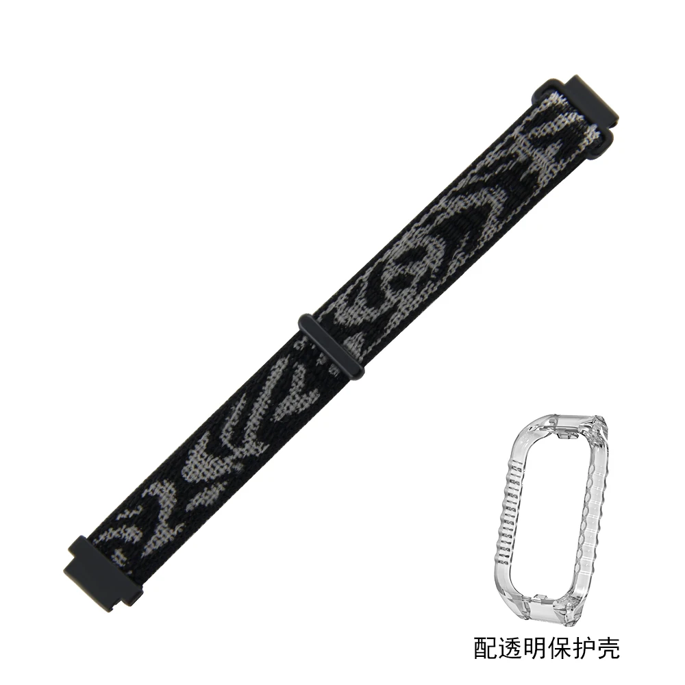 

Nylon Watch Strap with Protective Case For Redmi Band 2 Quick Release Lightweight Replacement Adjustable Sport Smart Watch Band