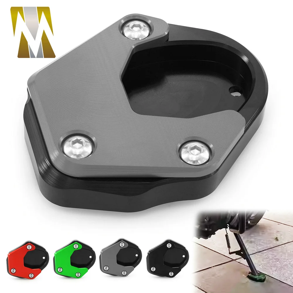 Motorcycle Side Stand Enlarger Plate Kickstand Pad For Kawasaki KLX150 BF KLX150 2016 KLX230/S/R 2020 2021 2022 2023