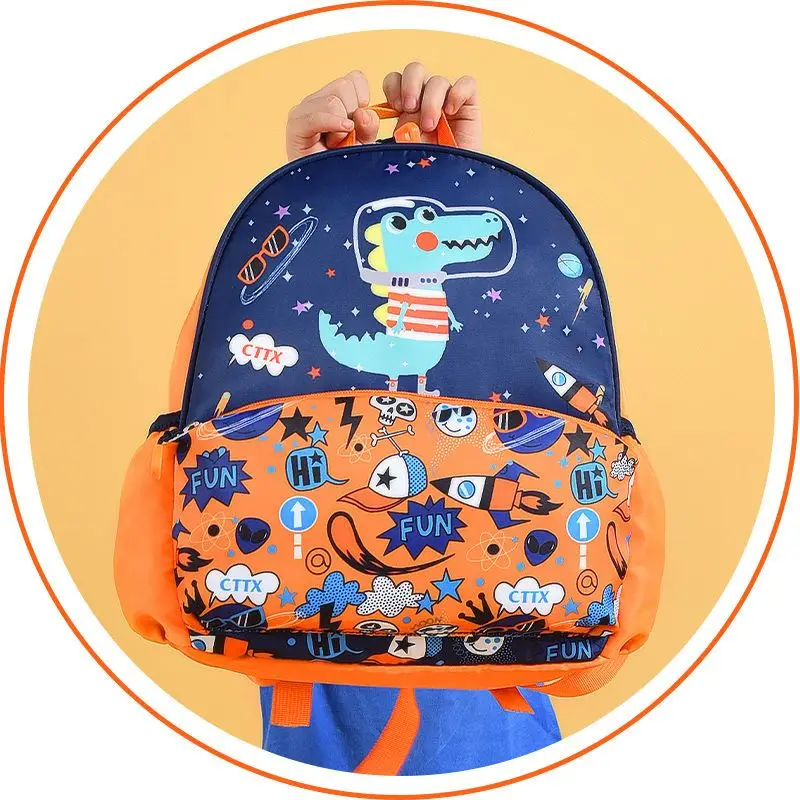 

Chikage Children's Lost Kindergarten Schoolbag Girls and Boys Light Backpack Cute Babies Cartoon Printed Design Backpack Gift