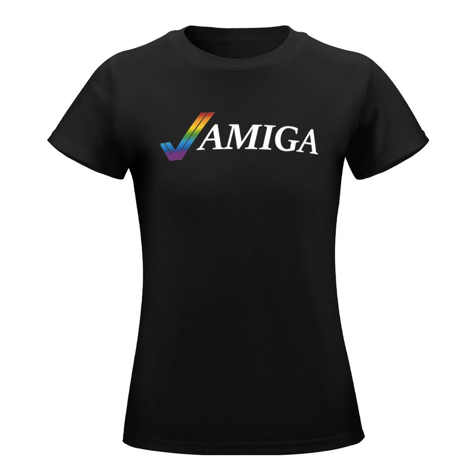 Amiga illustrierte T-Shirt Anime Kleidung ästhetische Kleidung Bluse T-Shirts für Frauen