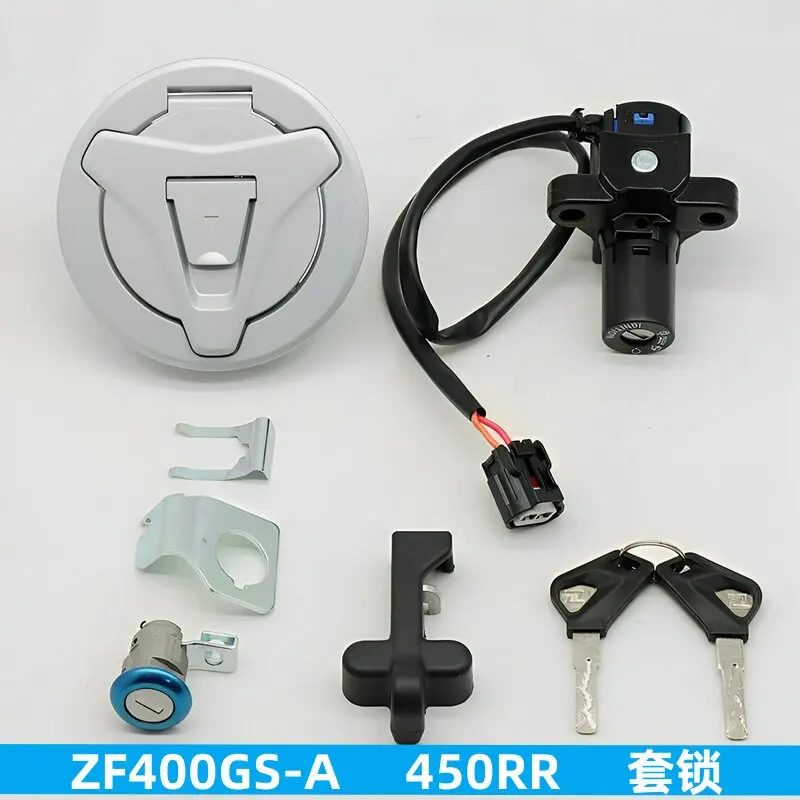 For Everest Kaiyue ZF400GS-A 450RR 450R Motorcycle Ignition Switch Fuel Tank Lock