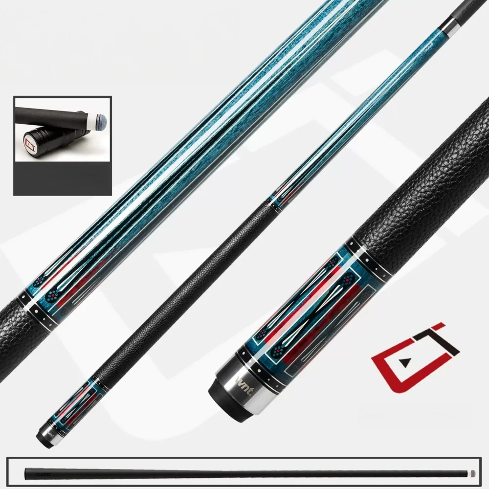Cuetec 58Inch Magician Carbon Cynergy Billiard Pool Cue Stick 11.8/12.5mm