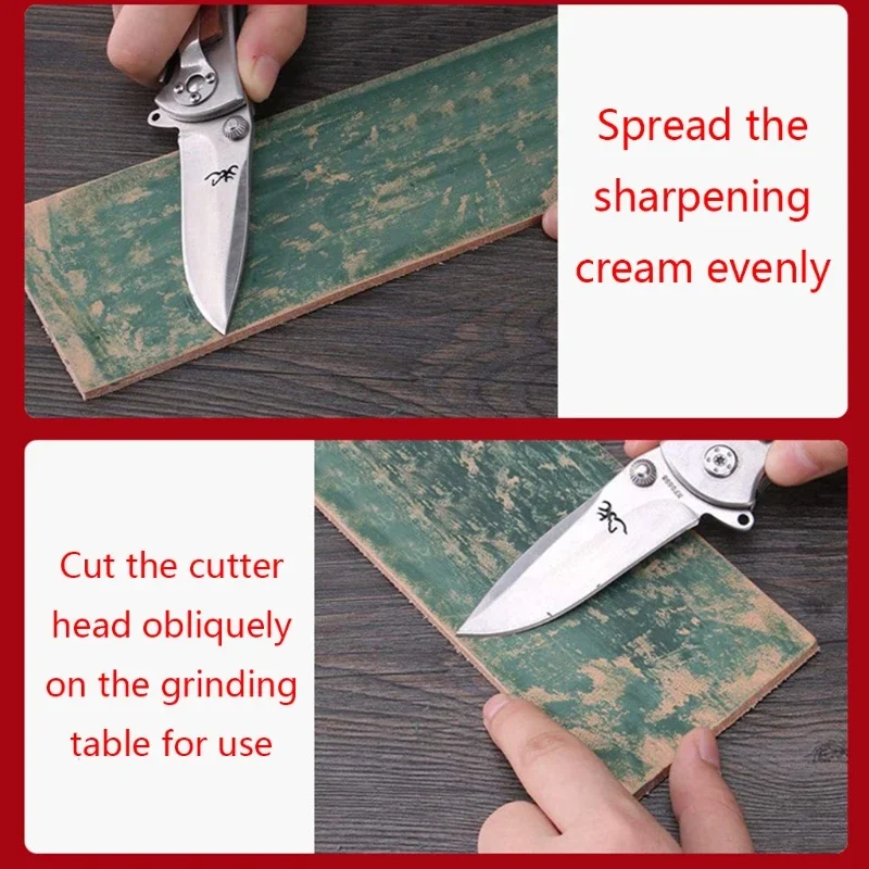 Fine Green Buffing Compound Metals Polishing Wax Paste Chromium Green Oxide Grinding Paste Leather Strop Compound Bar