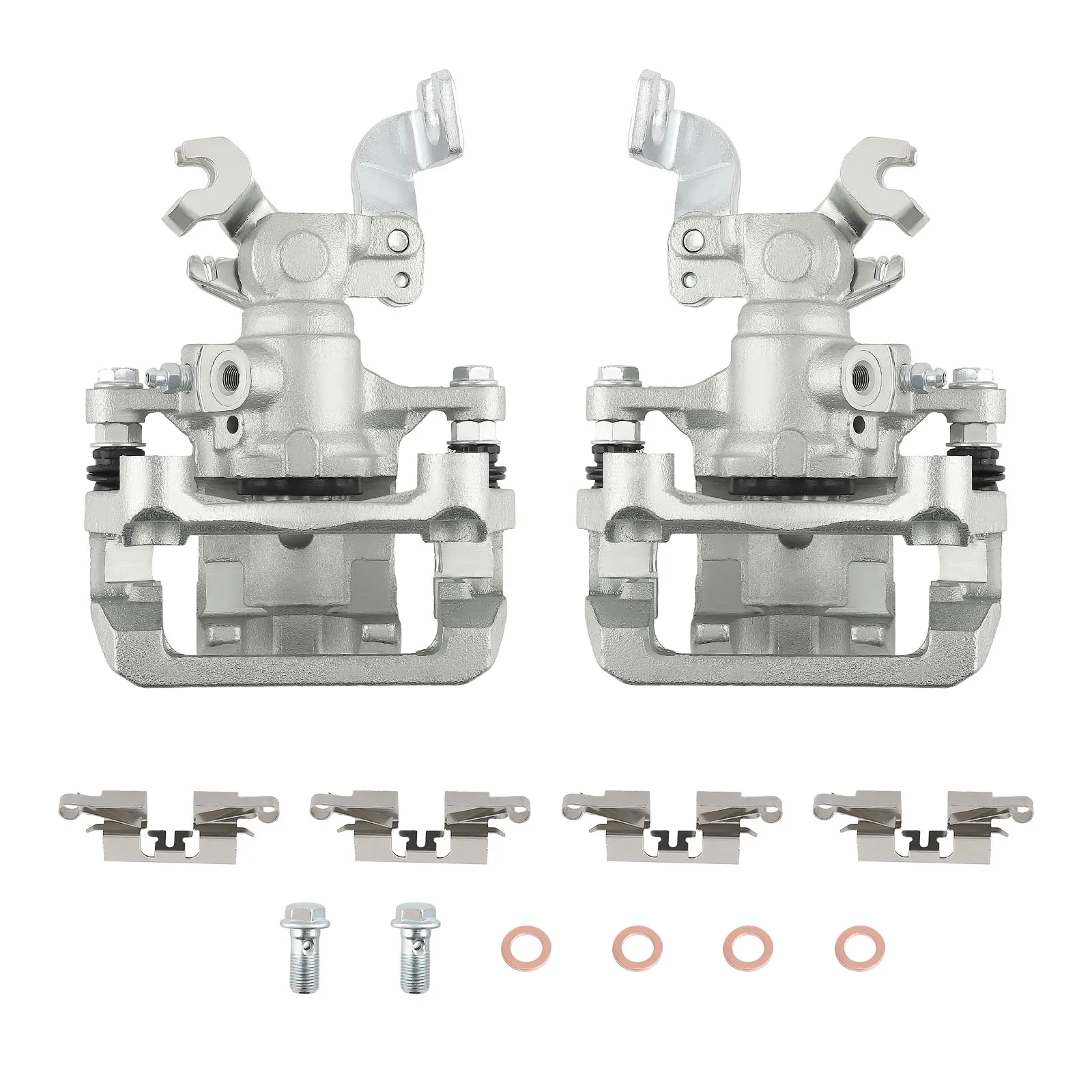 

2Pcs Rear Brake Caliper w/ Bracket For Ford Fusion 2006 2007 2008-2012 18B5002
