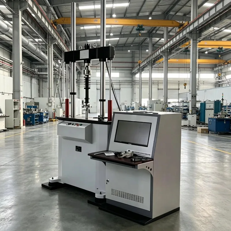 Electro‑hydraulic Servo Gantry Shock Absorber Fatigue Tester Industrial Damper Endurance Testing Machine