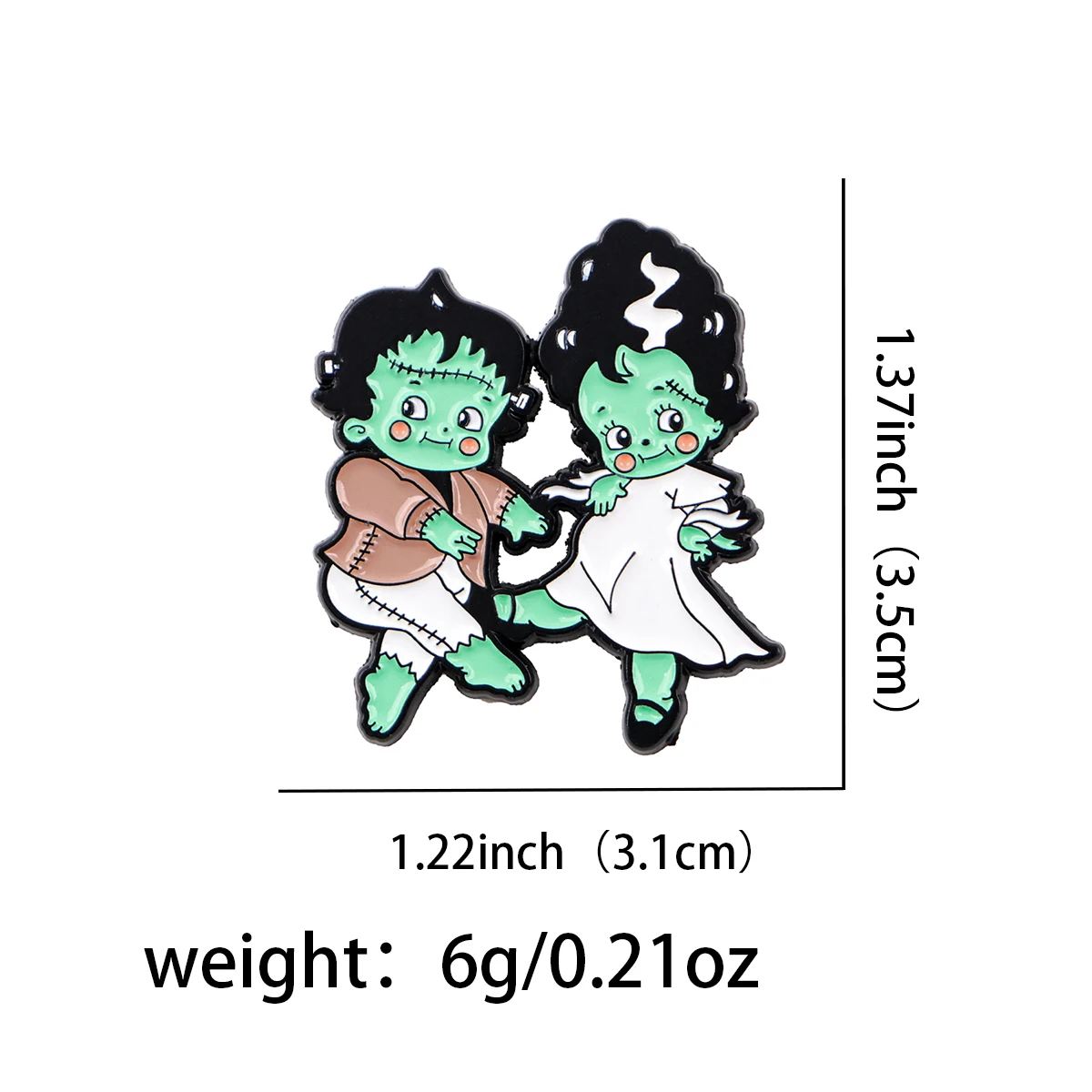 Horror Movie Enamel Pin Halloween Brooch Pines Lapel Pins Badge on Backpack Clothing Accessories Fashion Jewelry Holiday Gift