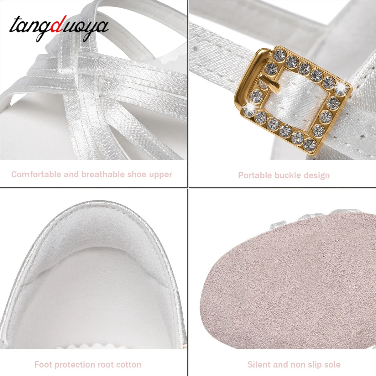 Neue Mädchen Latin Dance Schuhe Seide Kinder Ballsaal Tango Cha-cha Dance Weiche Sohle Salsa Praxis Schuhe Pelz unten Sandalen