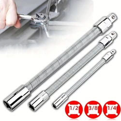 Electric Wrench Sockets: Bendable Flexible Shafts, Extension Rods and Force Links for Automotive and Company Repair Tools