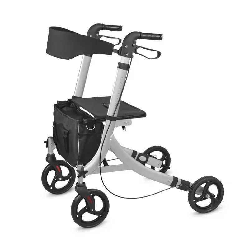 Caminhante leve para idosos e idosos, Caminhantes de 4 rodas, Universal Tas Rollator, Atacado