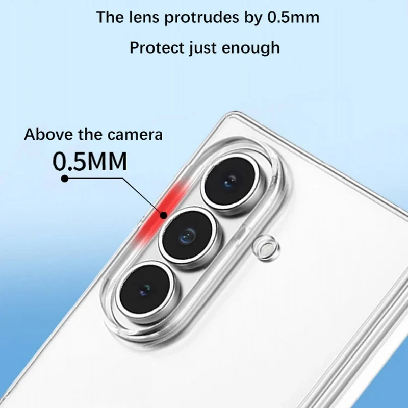 حافظة قابلة للطي لهاتف سامسونج جالاكسي Z TriFold ثلاثي الطي وحامل قابل للطي وفتحات للبطاقات غطاء فاخر من البلاستيك الصلب المقاوم للصدمات