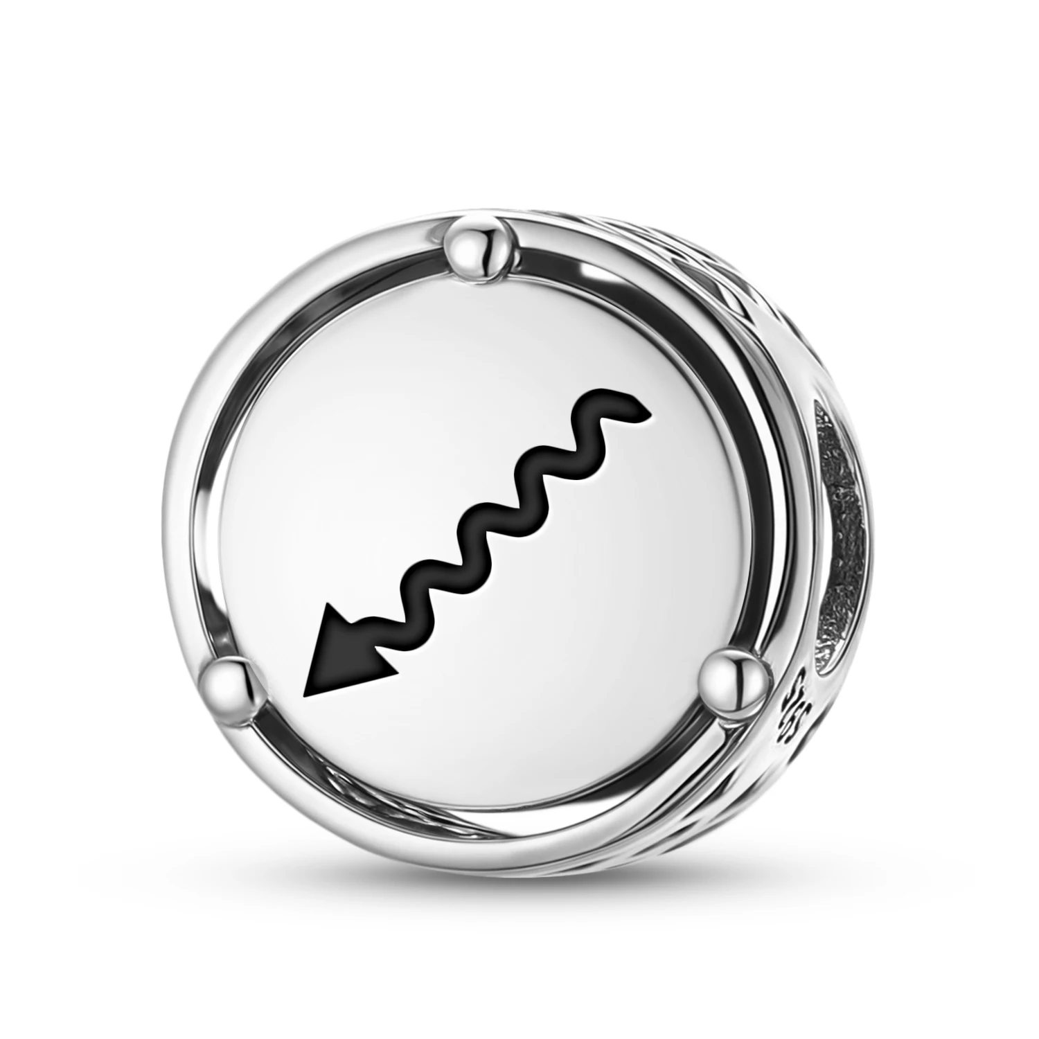 

Native Rock Art Wisdom 925 Sterling Silver Symbol Charm Fit Original Bracelet Diy Jewelry Accessories Family Bead
