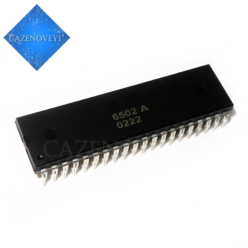 1pcs/lot MOS-6502 MOS6502A MOS6502 DIP-40 In Stock