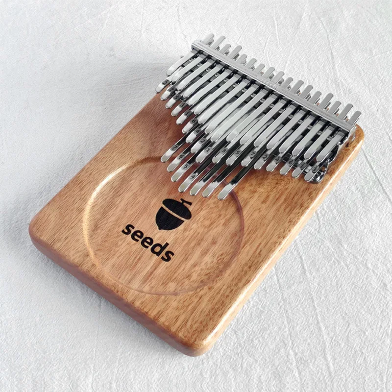 Seeds Professional Kalimba 41 Keys Thumb Piano Full Veneer Solid Okoume Wood Kalimba Finger Piano Children Keyboard Instrument