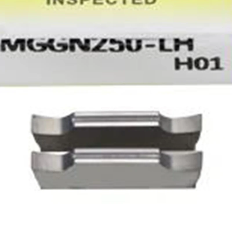 10 unidades MGGN150 MGMN200-g H01 MGMN300 inserto de ranurado de carburo hoja ranurada de torno H01 para hoja de herramienta de torneado de corte de aluminio
