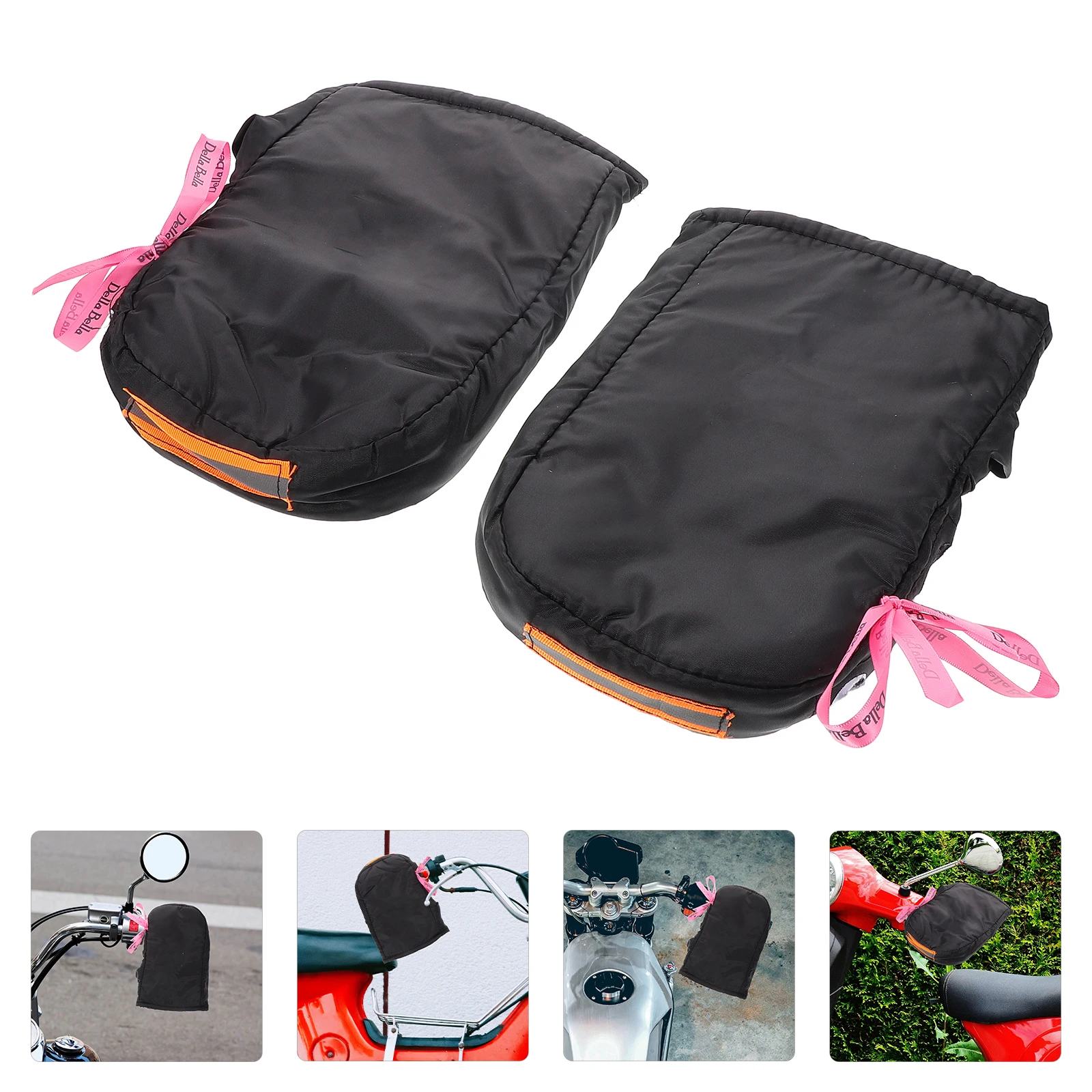 

1 Pair Motorcycle Handlebar Mitten Cold Weather Warm Winter Glove Windproof Water Resistant Electric Bike Accessories Durable