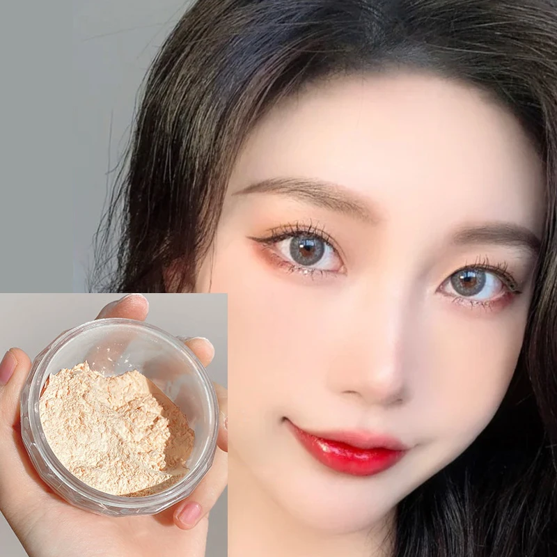 Ballet Small Gold Statue Finishing Face Powder Waterproof Sweatproof Long Lasting Oil Control Makeup