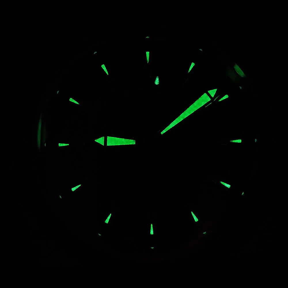 NH35A ساعة ميكانيكية للرجال 36 مللي متر/39 مللي متر مزمر الحافة الياقوت كريستال أسود أزرق أخضر أحمر وردي الهاتفي الأخضر مضيئة مقاوم للماء