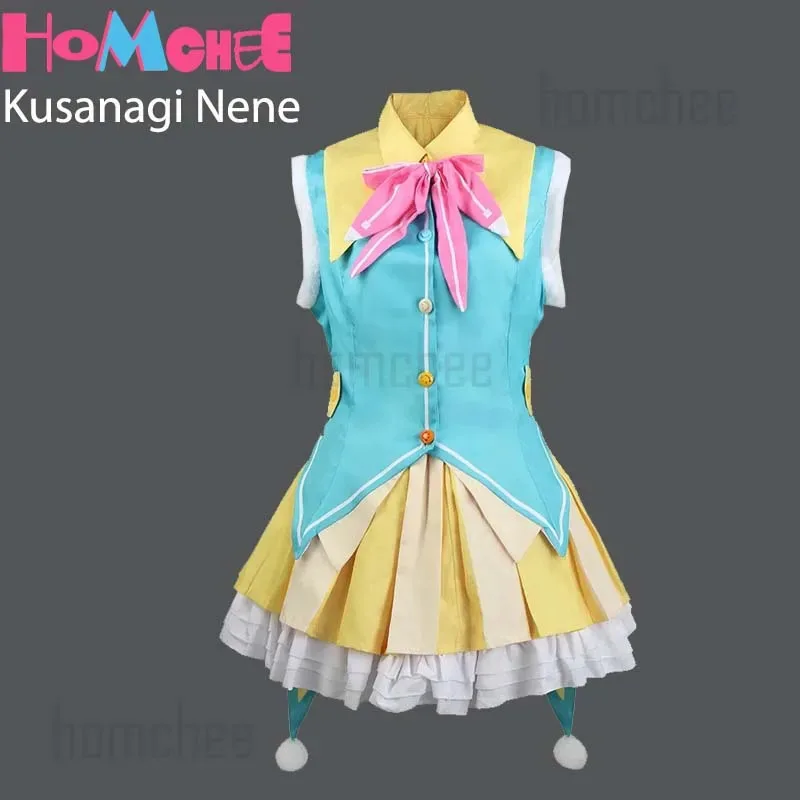 

Anime Cosplay Project Sekai Kusanagi Nene Dress Outfits with Headwear for Halloween Kusanagi Nene Cosplay Costume