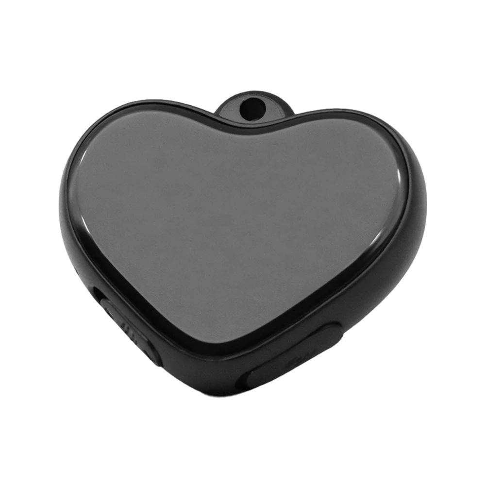 Audio Recorder Heart Shape Pendant Multipurpose Noise Reduction Voice Activated Recorder Digital Recording Device with Headphone