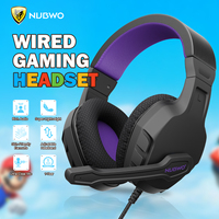 NUBWO U3 Headsets Gamer Clear Call Microphone Volume Control Kids Gaming Headphones with Microphone for PC PS4 PS5 Mac IPad Xbox