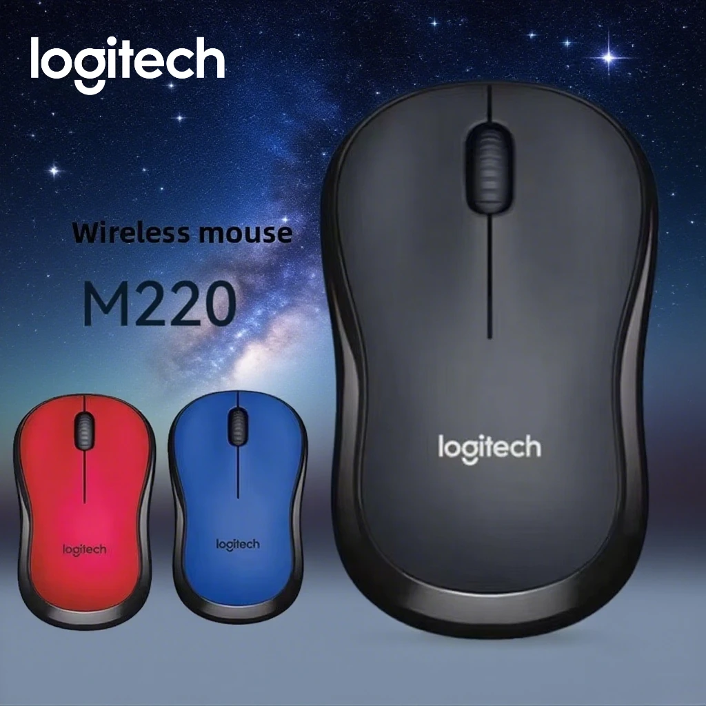 

Logitech M220 Wireless Mice Silent Mouse With 2.4GHz High-Quality Optical Ergonomic PC Gaming Mouse For Mac OS/Window Home Work