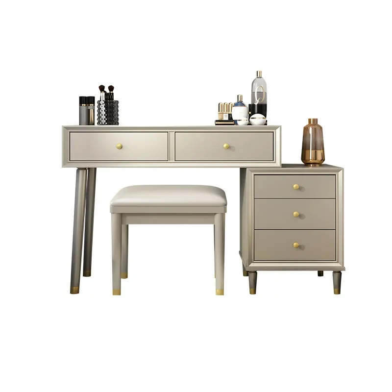 الحد الأدنى الكبار الغرور الجداول الجمالية صالون تخزين المدمجة فريدة من نوعها الغرور الجداول كبيرة الشمال Coiffeuse دي Chambre الأثاث