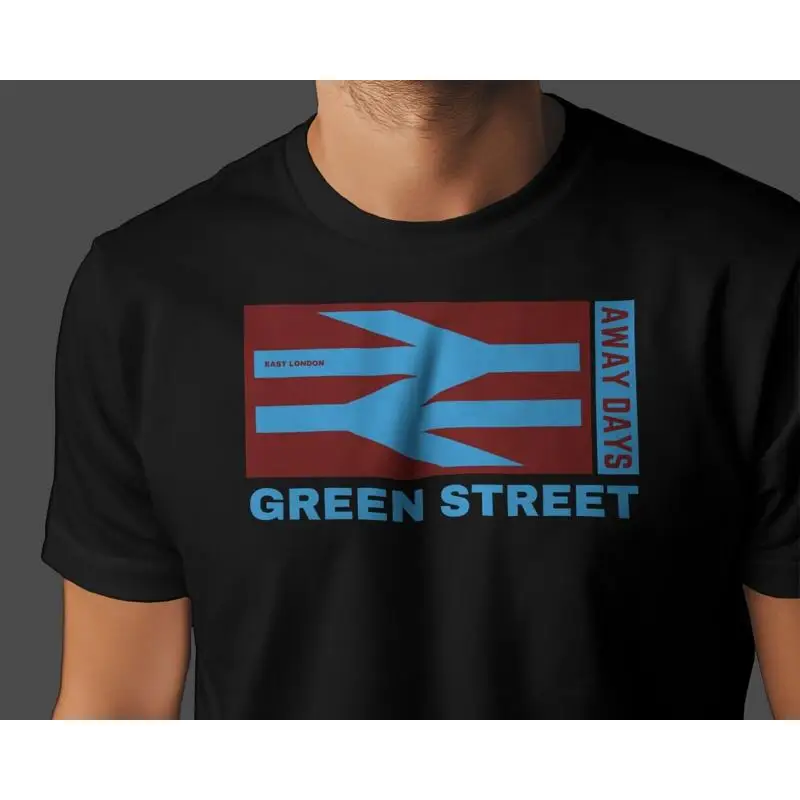 Футболка GREEN STREET Away Days | Вест-Страфордский Хамб Бордовый Синий Восточный Конец Лондон Футболка GREEN STREET Away Days | Вест-Страфордский Хамб Бордовый Синий Восточный Конец Лондон