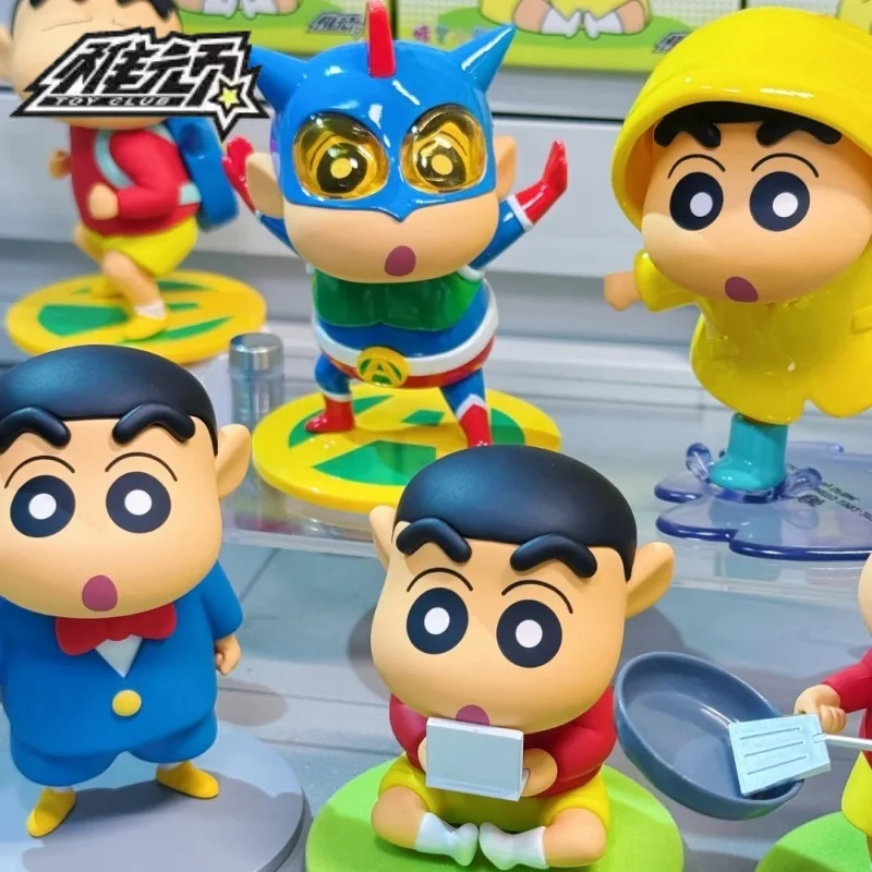 

Crayon Shin Chan Authentic Blind Box Cozy Weekend Series Official Licensed Boxed Collectible Anime Figure Gift For Anime Fans