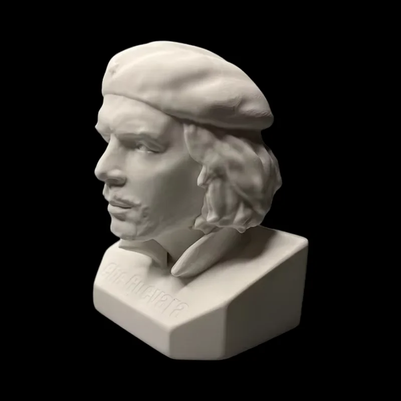 Che Guevara Cuban Hero Gypsum Art Figurine Character Model Sculpture Desktop Home Decoration Ornaments Wine Cabinet Bookshelf