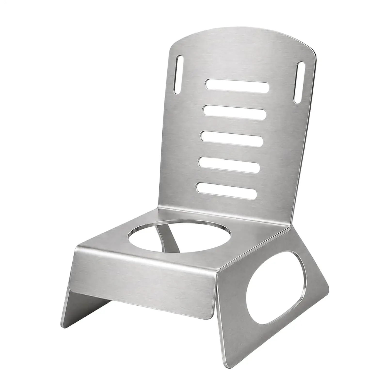 Beer Can Chicken Chair Stainless Steel Upright Roasting Support Beer Can Chicken Grill Throne For Enthusiasts Home Chef Cooking