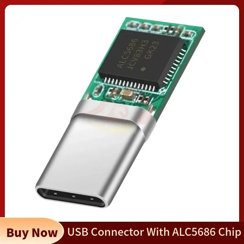 USB C Connector Type-C Plug With ALC5686 Chip 312bit 384khz DIY 2.5 3.5 4.4mm Audio Cable Fast Charging Consumer Electronics