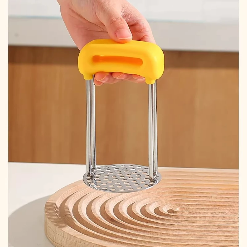 

LLMM stainless steel pressing yam mud artifact crushing mud tamper
