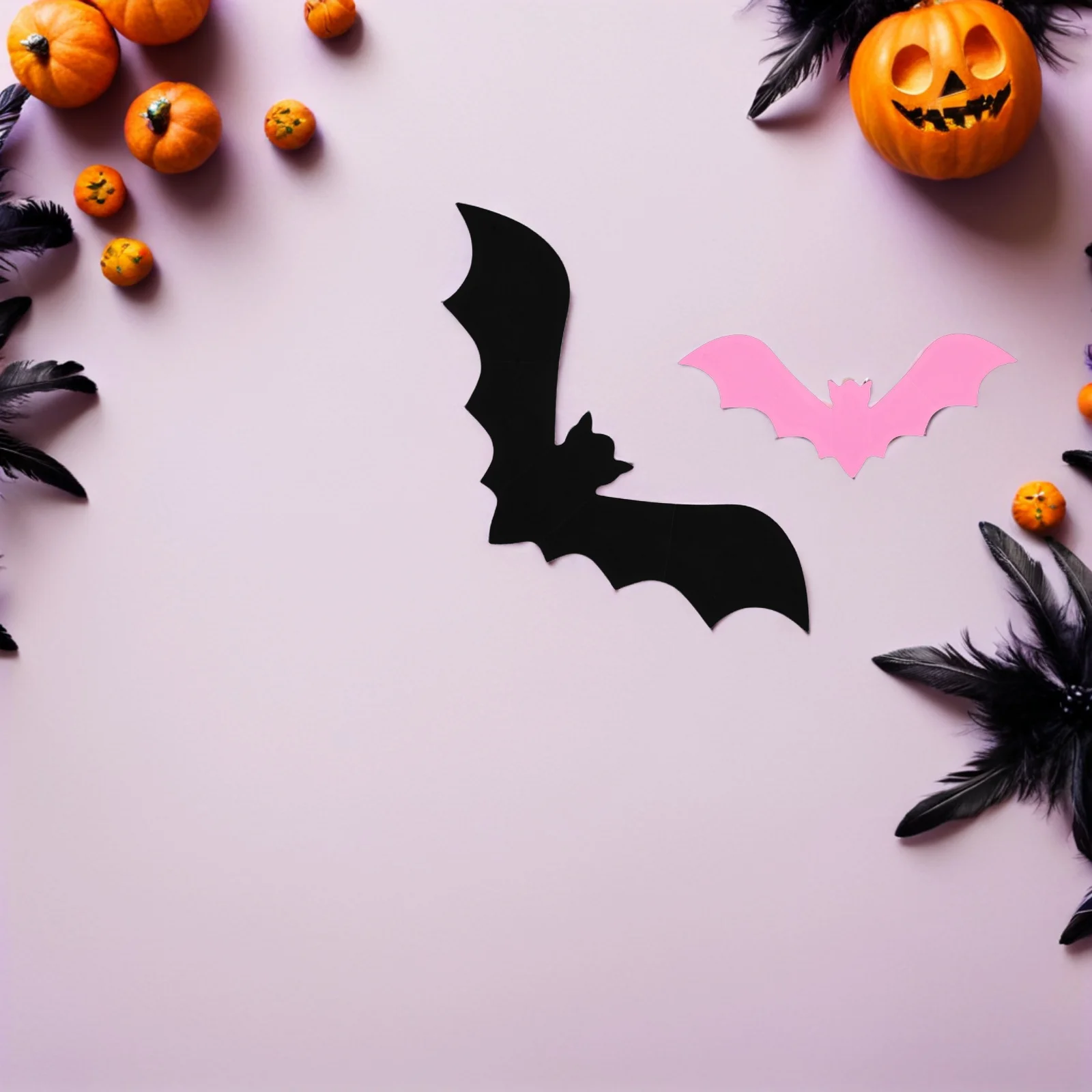 

48Pcs Halloween 3D Bat Wall Stickers Realistic PVC Scary Bat Decals Decorations for Halloween Party Bathroom Window Wall Decor