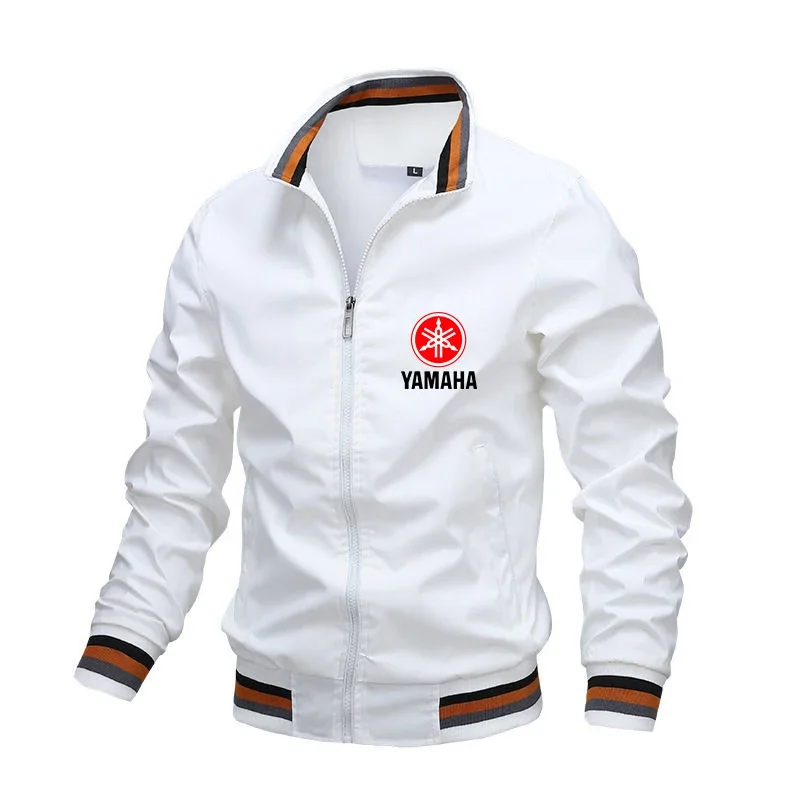 New Jackets Yamaha Clothing Men\'s Motorcycle Racing Jacket Casual Harajuku Windbreaker Bomber Jacket Yamaha Men Biker Jacket