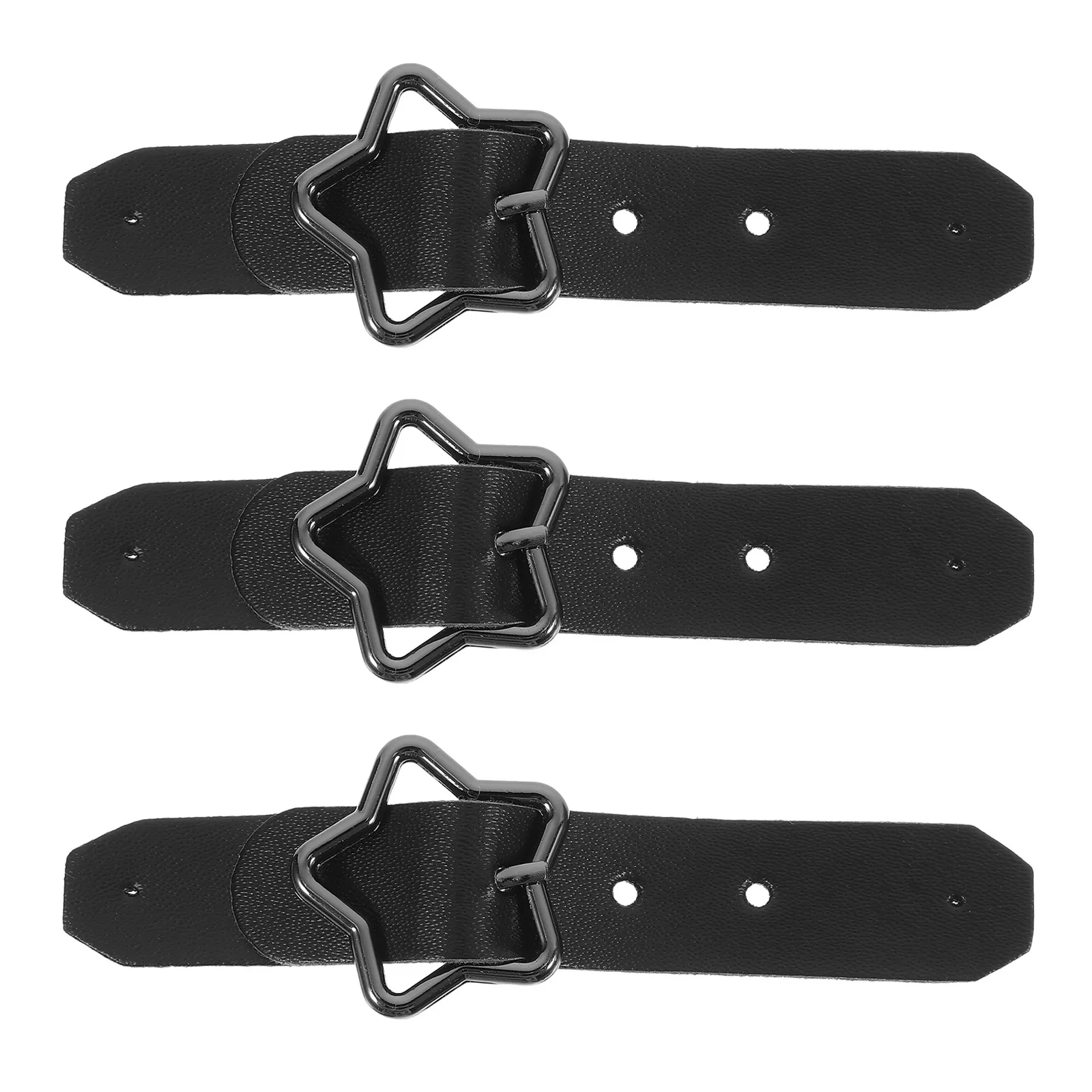 

3pcs Five-pointed Star Buttons Metal Decorative Buckles for Skirts Coats Sew-on Toggle Clasps Fashion Garment Fasteners