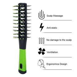 Double Side Massage Comb Pro Salon Anti-tangle Brushes Hairdressing Detangling Wide Teeth Anti Loss Combs Hairstyling Brush