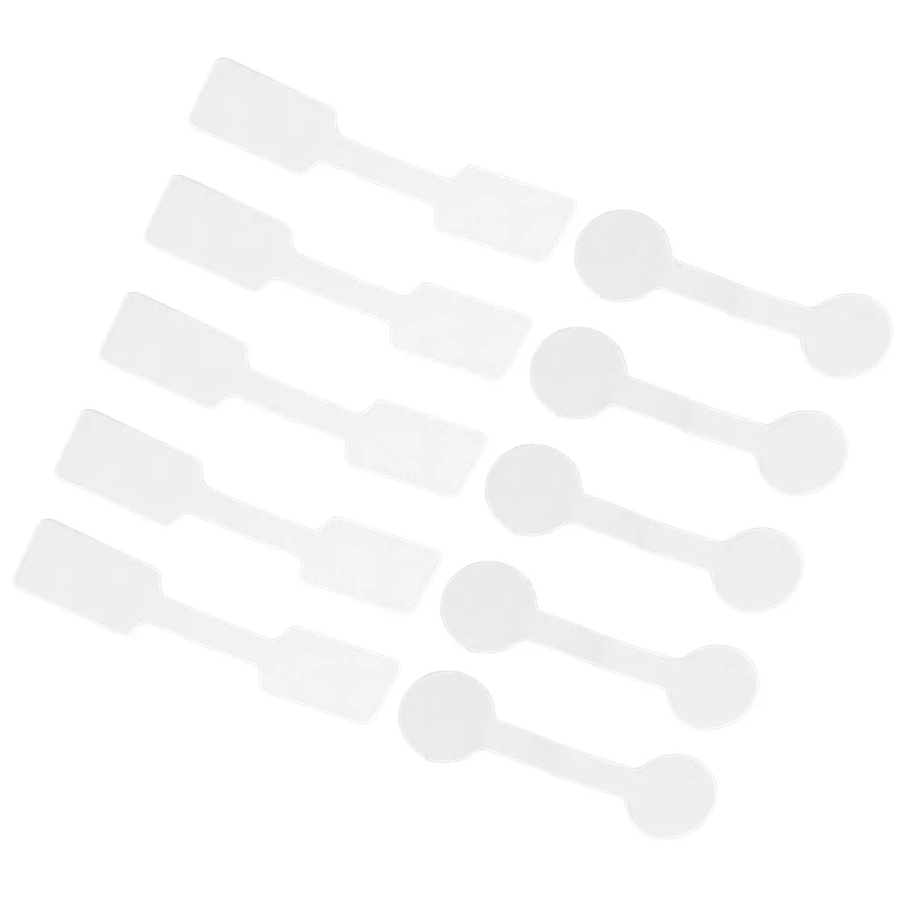 

1000Pcs Self-Adhesive Jewelry Price Tags Blank Labels for Rings Necklace Bracelet DIY Crafts Display Price Labels Square Round