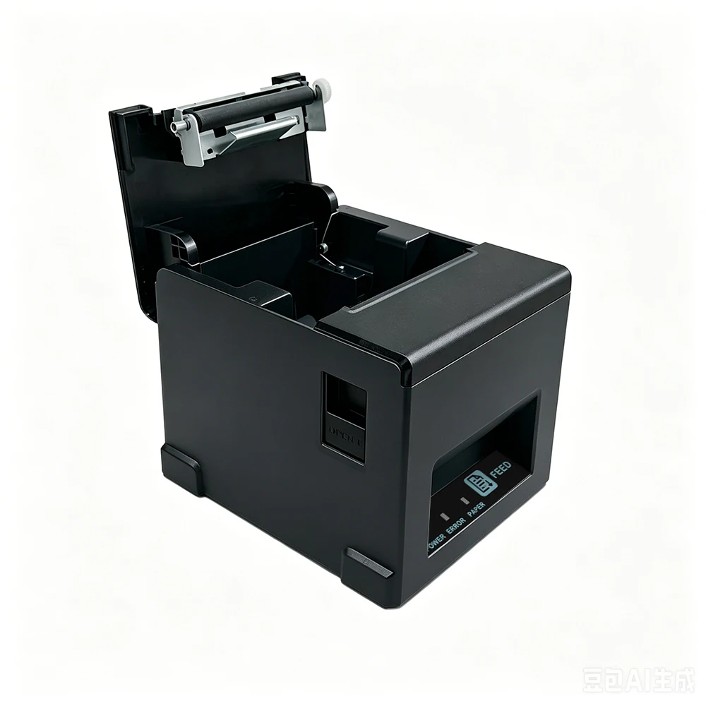 80Mm thermal barcode printer USB/WiFi wireless POS resolution 203 dpi 220 mm/s