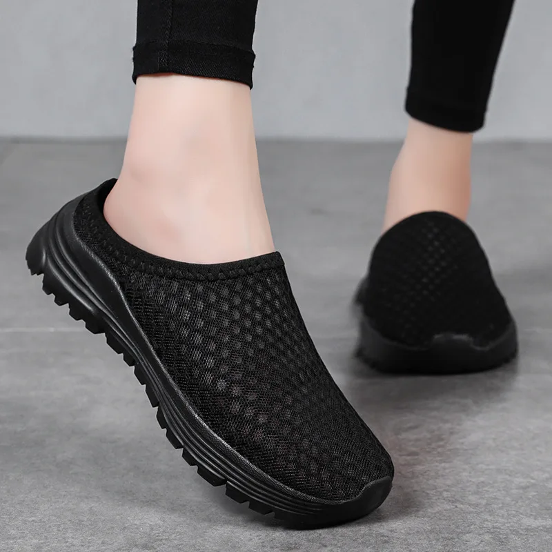 

Уличные мужские тапочки, летние пляжные сандалии, нескользящие мягкие спортивные боты, удобные удобные слипоны большого размера