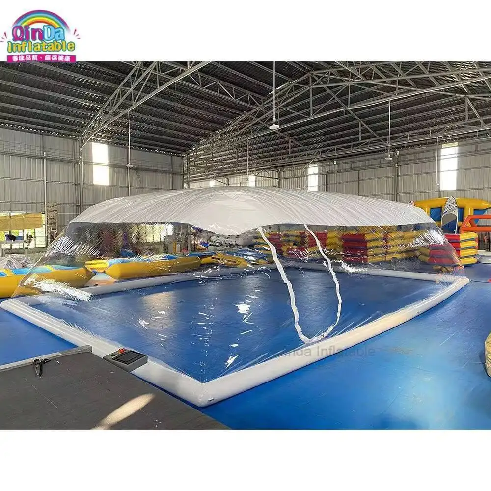 Barraca inflável personalizada da abóbada da piscina da barraca nova da cobertura da piscina da forma para a família