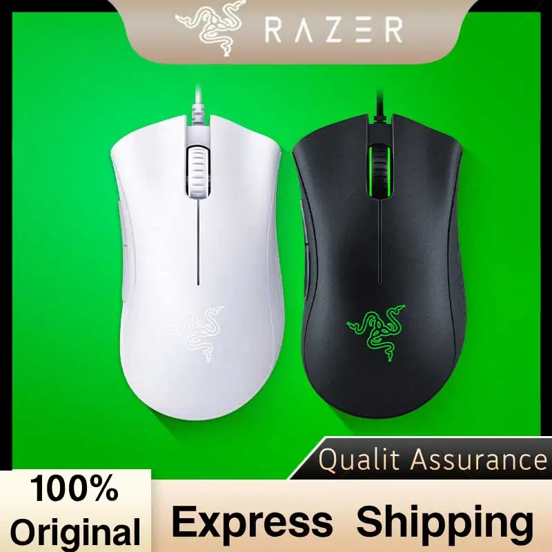 

Игровая мышь Razer DeathAdder Essential проводная, 6400 DPI, 5 независимых кнопок, эргономичная, для геймеров