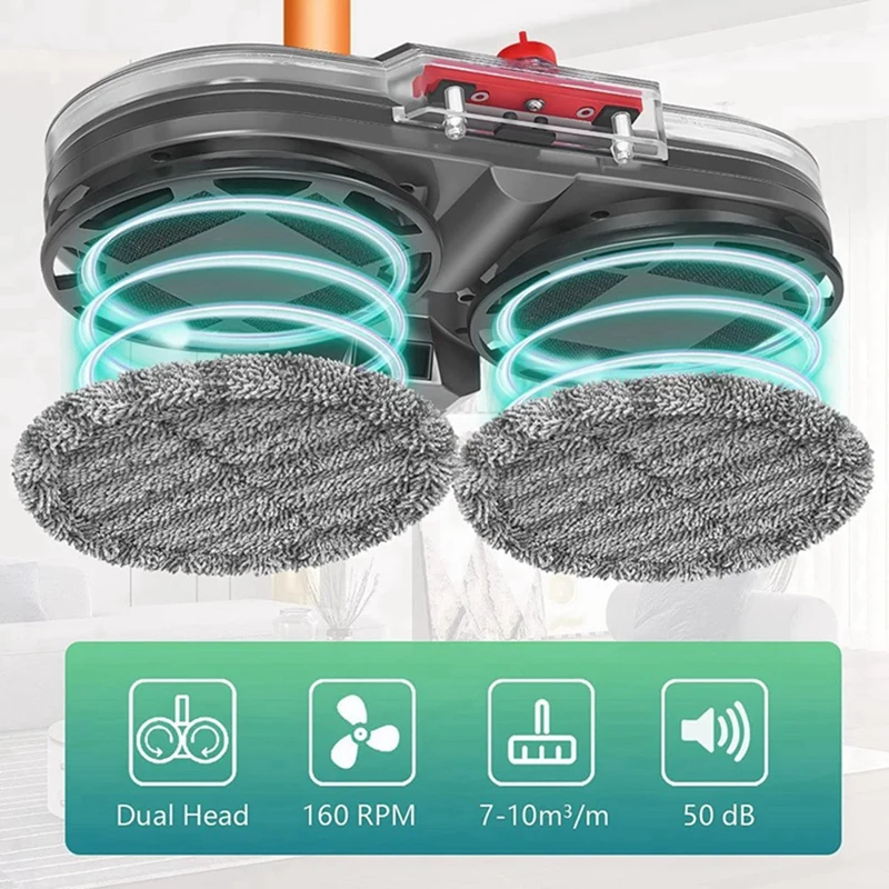 Electric Kit for V10 Slim/ V12 Detect Slim Vacuum Cleaner Part Mop Attachment with Water Reservoir Cloth-A68X