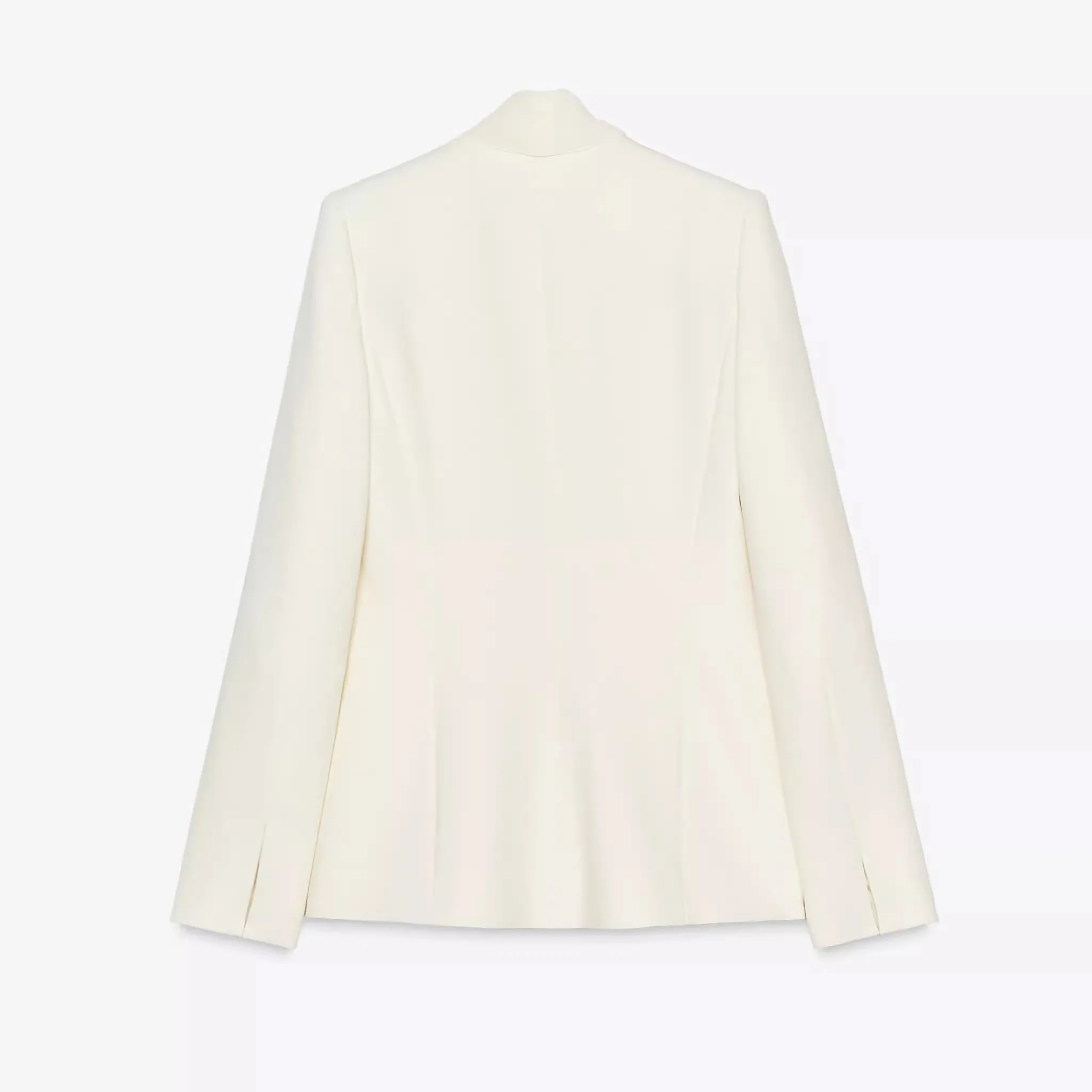 

Thin Casual Long Sve awl Collar Suit Jaet High Waist Straight Leg Casual Pants KISS Original Design Fiber Fabric