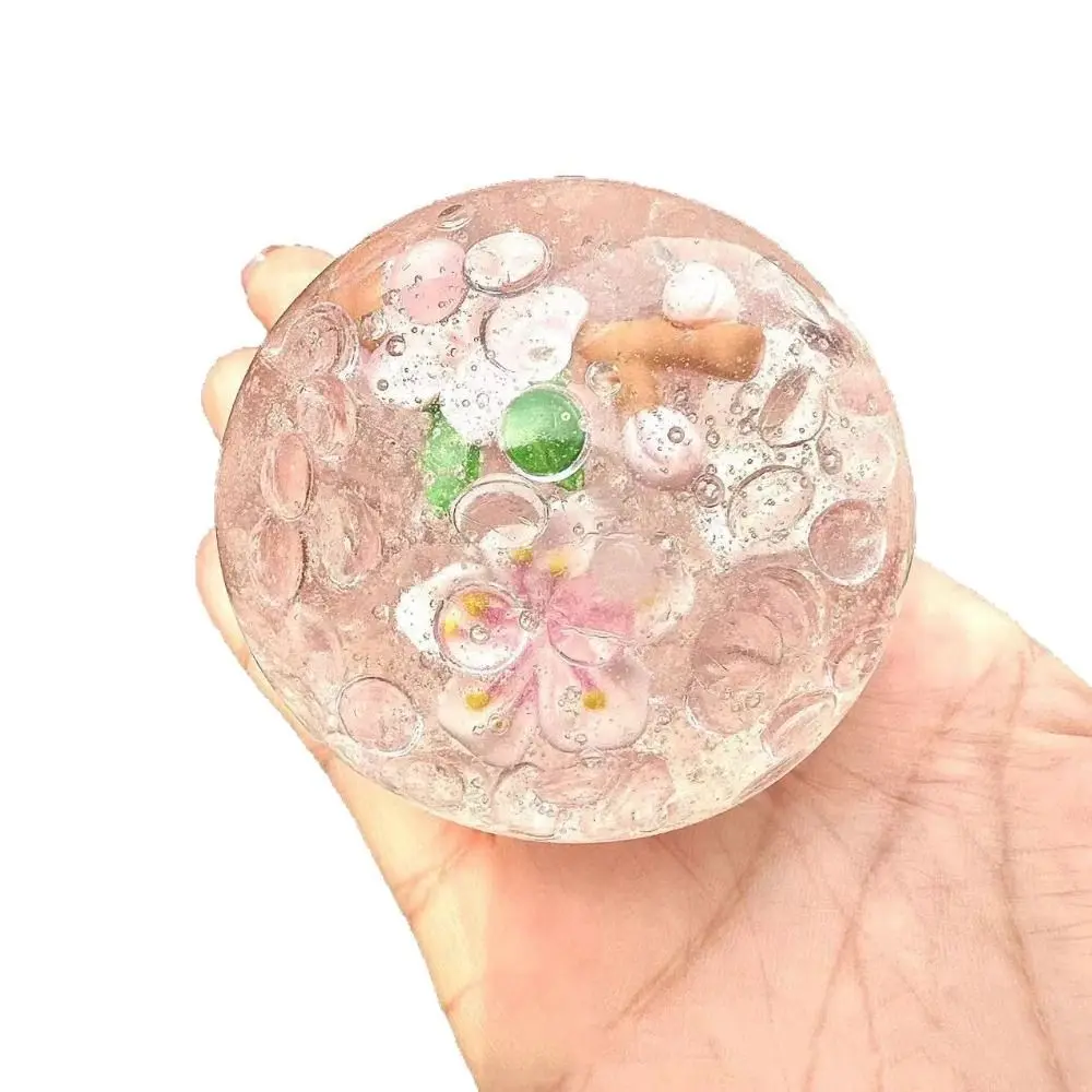 Trick Gift Fresh Squeeze Toy Cherry Blossom Fruit Pinch Toy Simulation Realistic Handmade Ball Toy Kids Toys
