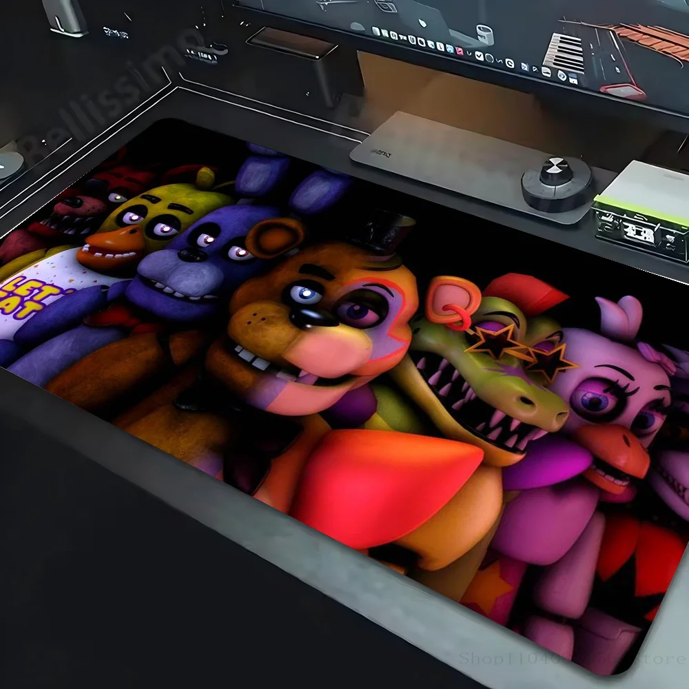 Fnaf Five Nights At F-Freddys Anime Mousepad Non-slip Suitable For Office Computers Laptops E-sports Game Desk Mats XXL Keyboard