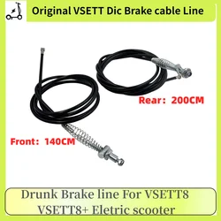 VSETT Original Dic Brake Cable Line for VSETT 8/8+ Electric Scooter Front Wheel Rear Motor Spare Parts Repair Accessory