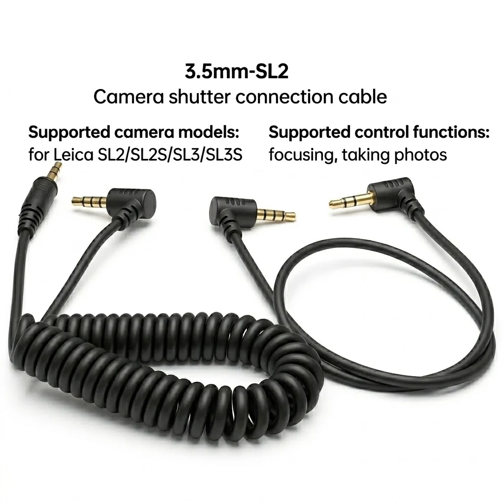 

For Leica SL2,SL2S,SL3,SL3S 3.5mm Shutter Cable Shutter Connection Cable for Wireless Shutter Remote Control
