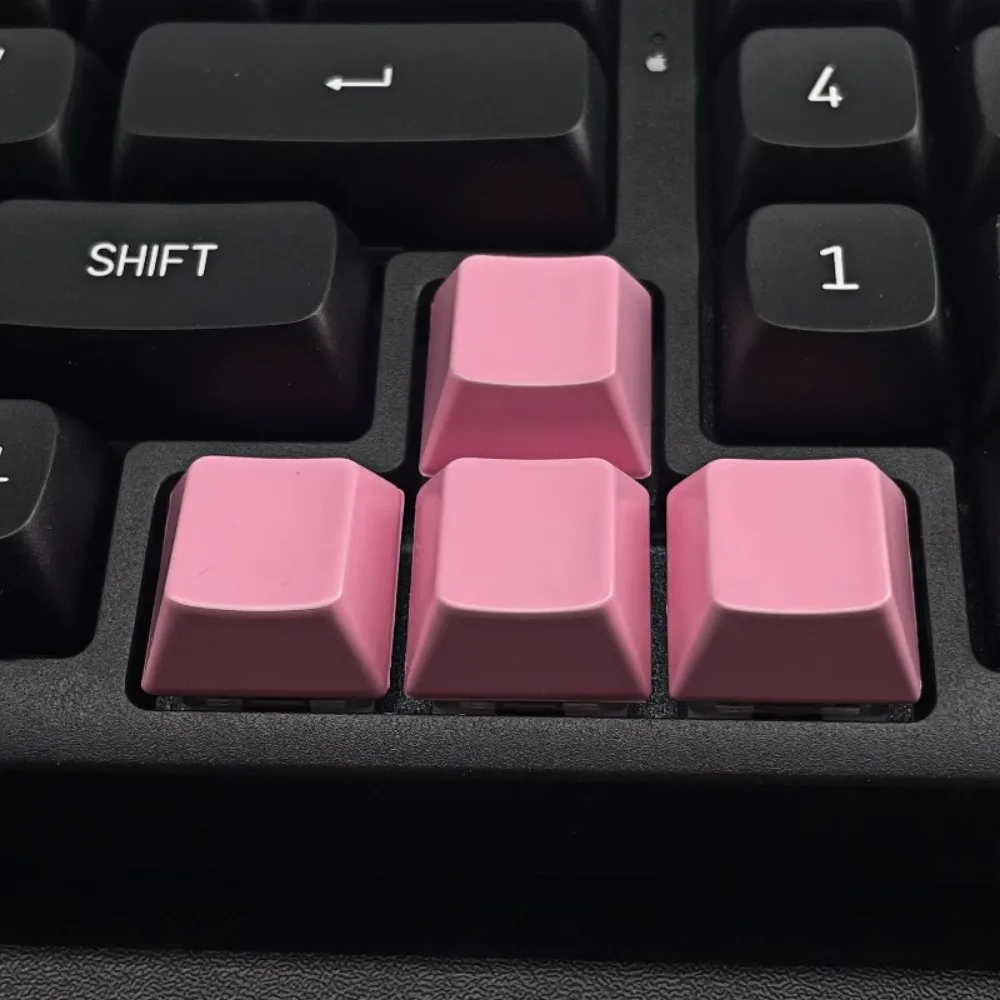 Three-colour Glossy Metal Direction Key Keycap Applicable R1 Cherry Profile Cross Switch Core Custom Mechanical Keyboard Keycap